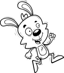 Cartoon Male Rabbit Running