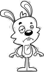 Sad Cartoon Male Rabbit