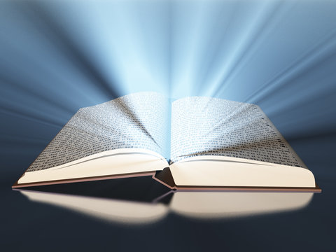 Book with light