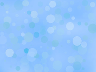 Blue gradient background with bokeh effect. Abstract blurred pattern. Light background Vector illustration