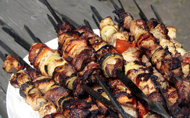 BBQ, picnic, grilled meat
