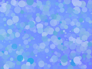 Blue gradient background with bokeh effect. Abstract blurred pattern. Light background Vector illustration