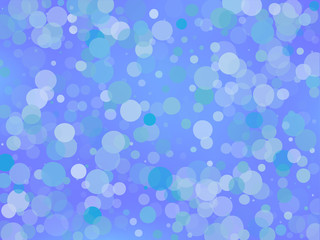 Blue gradient background with bokeh effect. Abstract blurred pattern. Light background Vector illustration