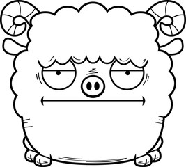 Bored Cartoon Ram