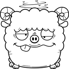 Drunk Cartoon Ram