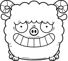 Happy Cartoon Ram