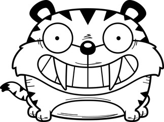 Saber-Toothed Tiger Smiling