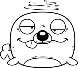 Drunk Cartoon Seal