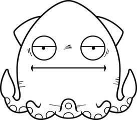 Bored Cartoon Squid