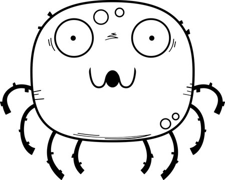 recommend clip art: Surprised Little Spider