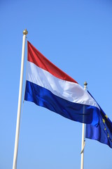 Dutch and European flag
