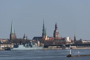 Riga über der Düna
