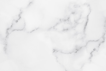 White marble texture with natural pattern for background