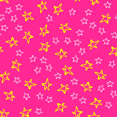Fototapeta na wymiar seamless stars pattern