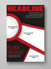 Abstract brochure flyer design template vector, Leaflet cover, layout .Vector eps10