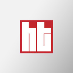 Initial Letter HT Logo Design