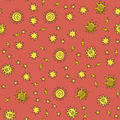 Summer pattern. Vector illustration