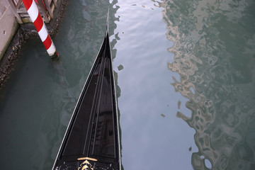 Obraz premium Gondola on the grand canal, Venice, Italy