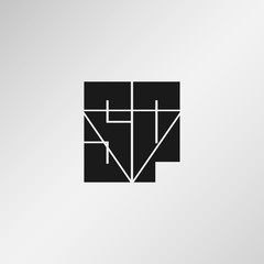 Initial Letter SP Logo Template Vector Design