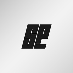 Initial Letter SP Logo Template Vector Design