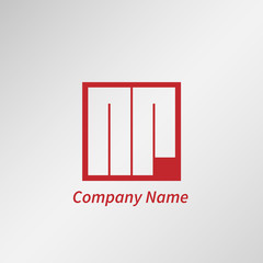 Initial Letter NR Logo Template Vector Design