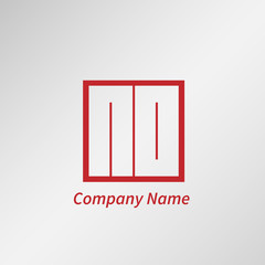 Initial Letter NO Logo Template Vector Design