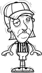 Sad Cartoon Senior Referee