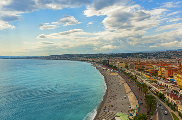 City of Nice as seen from the Castle Hill