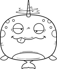 Drunk Cartoon Narwhal © corythoman