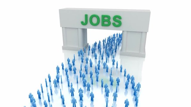 Jobs for everyone, 3d Concept animation