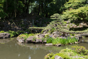 Fototapeta na wymiar 山梨県甲州市　恵林寺の庭園