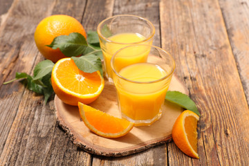 Obraz na płótnie Canvas fresh orange juice