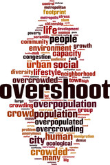 Overshoot word cloud