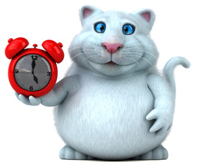 Fun cat - 3D Illustration