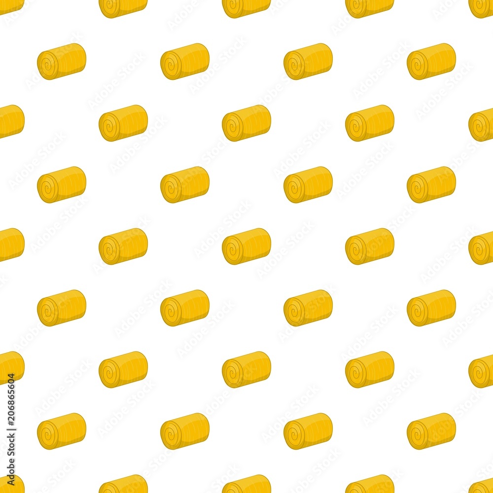 Aufkleber haystack pattern. cartoon illustration of haystack vector pattern for web