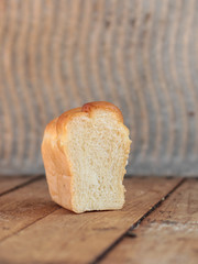 white loaf bread (fresh pastries white bread) - traditional cuisine.  Food background