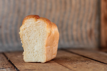white loaf bread (fresh pastries white bread) - traditional cuisine.  Food background
