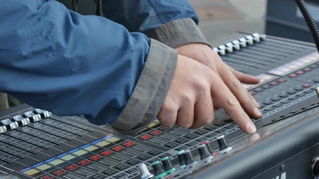 console audio volume musica