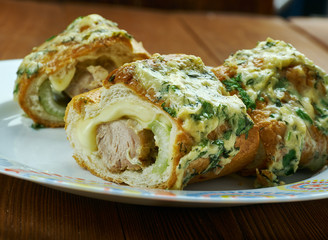 Milanesa Stuffed Garlic Bread