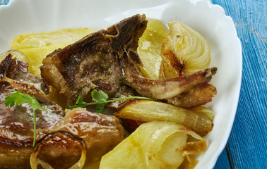 Mediterranean-style lamb chops