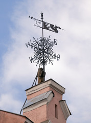 Fototapeta na wymiar Wrought weathervane in Tallinn