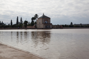 Obraz premium Menara gardens in Marrakech, Morocco