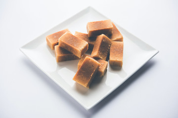 Mysore pak or Mysuru Paaka is south indian cake like sweet