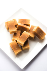 Mysore pak or Mysuru Paaka is south indian cake like sweet