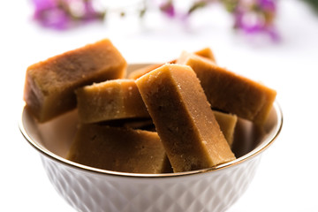 Mysore pak or Mysuru Paaka is south indian cake like sweet