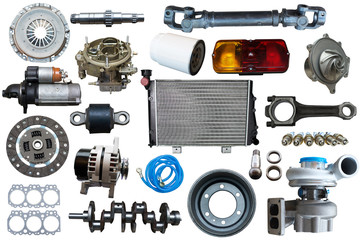 set of new auto spare parts