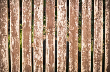 Wooden fence as background