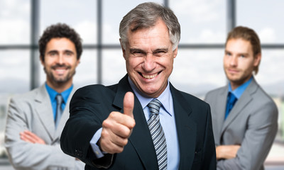 Fototapeta premium Successful business team welcoming you