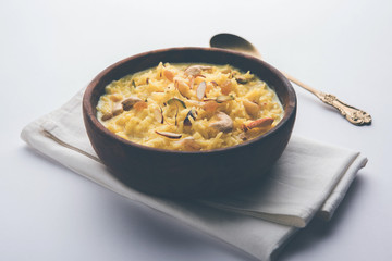 Indian ayurvedic Triphala churan or trifala powder is an ancient medicine for bowel movement or indigestion problems. Selective focus