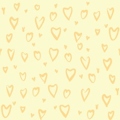 Valentine's hearts seamless pattern